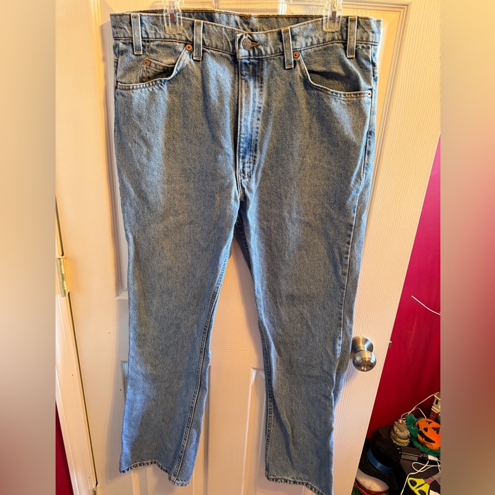 Vintage Levi's 517. Orange tab jeans Sz 36X32